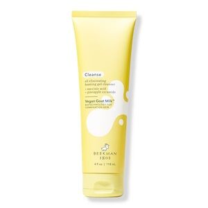 Beekman 1802 Vegan Goat Milk Oil Eliminating Foaming Gel Cleanser 4fl oz